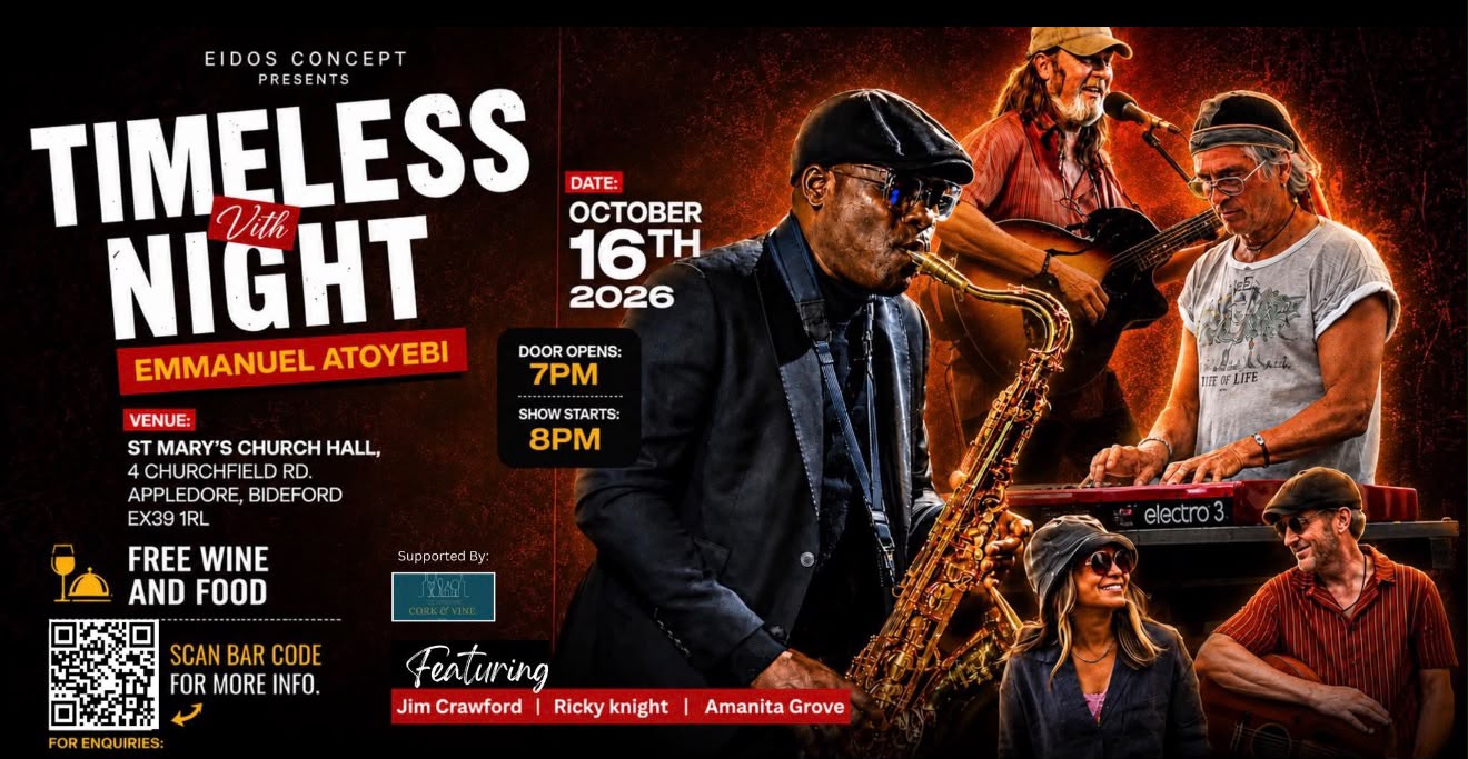 Timeless With Night, Emmanuel Atoyebi event poster — 16 October 2026